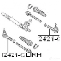 Рулевой наконечник FEBEST E UZ3UV6 2421clirh 3825149 4056111072036 - Изображение 2