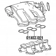 Кольцо корпуса дроссельной заслонки FEBEST P ZR40S 1437400187 01402001 - Изображение 2
