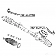 Наконечник поперечной рулевой тяги FEBEST 2421-CLIIVLH H BZMZ4 1440024324 - Изображение 2