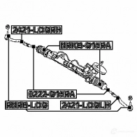 Рулевой наконечник FEBEST 3825151 4056111047577 2421logrh P 1TZTZ8 - Изображение 2