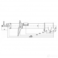 Амортизатор FEBEST WSAI P7 24661261r 1437407378 - Изображение 2