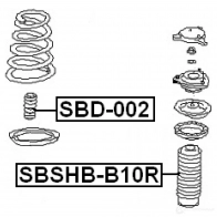 Отбойник амортизатора FEBEST 3828978 4 46LF 4056111018300 sbd002 - Изображение 2