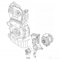 Натяжитель ремня, клиновой зубча FEBEST F CVY8M 2390-TIGII 1440024312 - Изображение 2