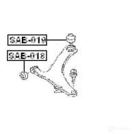 Сайлентблок FEBEST sab019 3828945 CXJ D9JI 4056111030043 - Изображение 2
