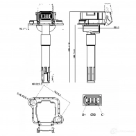Катушка зажигания FEBEST 23640-008 1440024303 QFCS UL - Изображение 2