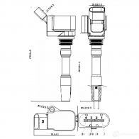 Катушка зажигания FEBEST 23640-005 1440024302 U LH8A2 - Изображение 2