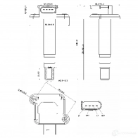 Катушка зажигания FEBEST L G4QQNX 1440024301 23640-004 - Изображение 2