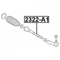 Рулевая тяга FEBEST ULZX XS 2322a1 1436948257 - Изображение 2