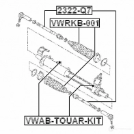 Рулевая тяга FEBEST 4056111130682 2322q7 1424541641 A K2I3VH - Изображение 2