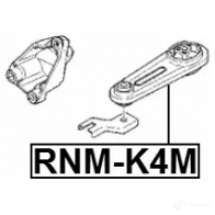 Подушка двигателя, опора FEBEST 3828920 KL 9Q2SS rnmk4m 4056111055626 - Изображение 2