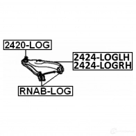 Сайлентблок FEBEST 4056111033617 rnablog U6P ZP 95698529 - Изображение 2