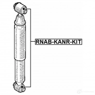 Втулка амортизатора FEBEST rnabkanrkit 4056111114712 95229787 Z83 1PSA - Изображение 2