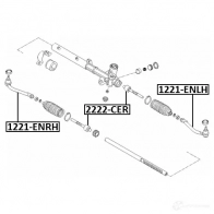 Рулевая тяга FEBEST 4056111118000 2222cer 3824962 C 2H6FJ - Изображение 2