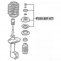 Крепление амортизаторов FEBEST pgssb9fkit T MOFE 1439007855 - Изображение 2