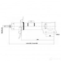 Амортизатор FEBEST 22110-004FL 1440024260 A LGFT - Изображение 2