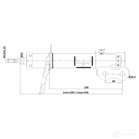 Амортизатор FEBEST 1440024257 9 G104 22110-002FR - Изображение 2
