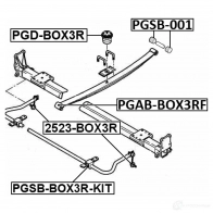 Пружинный стопор вспомогательной пружины FEBEST pgdbox3r GKCL 7 342300528 4056111112466 - Изображение 2