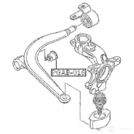 Сайлентблок FEBEST 1424431086 pgab016 RSZ GZ5P 4056111130927 - Изображение 2