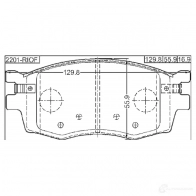 Тормозные колодки, комплект FEBEST 4056111100562 3824893 2201riof 3YJ 42 - Изображение 2