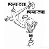 Сайлентблок FEBEST pgabc5s 3828886 4056111089317 G1O S8Y - Изображение 2