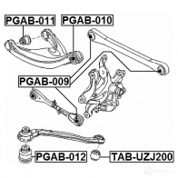 Сайлентблок FEBEST pgab009 333813666 SGBOL A - Изображение 2