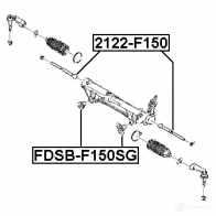 Рулевая тяга FEBEST 4056111100609 M JDDT 2122f150 3824801 - Изображение 2