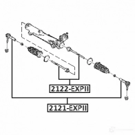 Рулевая тяга FEBEST KIIU2 4Q 4056111116556 1424541638 2122expii - Изображение 2