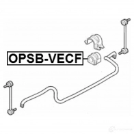 Втулка стабилизатора FEBEST 4056111112640 198860229 S0MC SF opsbvecf - Изображение 2