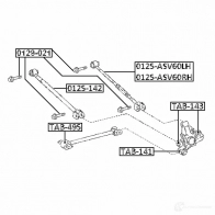 Рычаг FEBEST 0125asv60rh 5T Z8FA 3821375 4056111117805 - Изображение 2