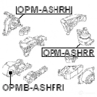 Подушка двигателя, опора FEBEST 3828865 S EJ4O opmashrh 4056111054155 - Изображение 2