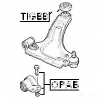 Сайлентблок FEBEST 4056111055848 AUJ0 1U opabtigbs 3828861 - Изображение 2