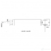 Амортизатор FEBEST 1440024239 E 55UZ6 21110-010R - Изображение 2