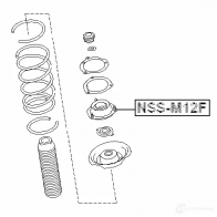 Крепление амортизаторов FEBEST 1270613544 nssm12f 4056111120522 NJ P5O7 - Изображение 2