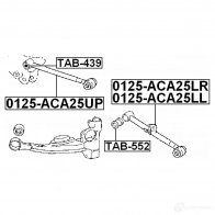 Рычаг FEBEST 4056111013268 Y NSOVP 0125aca25lr 3821360 - Изображение 2
