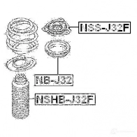 Крепление амортизаторов FEBEST 4056111065472 K XQI20 nssj32f 3828831 - Изображение 2