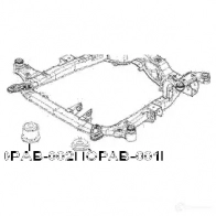 Сайлентблок задней балки FEBEST 152081123 opab002 2UDK QF 4056111056982 - Изображение 2