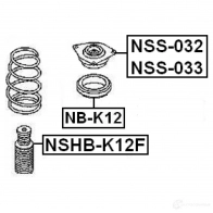 Крепление амортизаторов FEBEST FY 9GLD 4056111015897 3828826 nss033 - Изображение 2