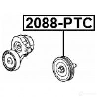 Обводной ролик приводного ремня FEBEST K2 FO0AO 3824659 2088ptc 4056111107684 - Изображение 2
