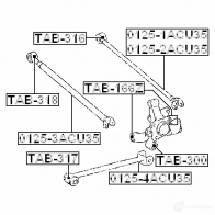 Рычаг FEBEST 01253acu35 3821349 J NT4T 4056111026626 - Изображение 2