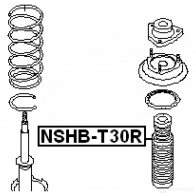 Пыльник амортизатора FEBEST T85 13 4056111015576 nshbt30r 3828786 - Изображение 2