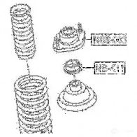 Крепление амортизаторов FEBEST 4056111027630 3828812 nss003 P5 0FD0H - Изображение 2