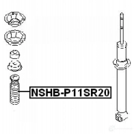 Пыльник амортизатора FEBEST nshbp11sr20 H4EGT 5 4056111030807 3828780 - Изображение 2