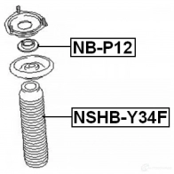 Пыльник амортизатора FEBEST nshby34f 4056111064482 3828792 0PK XQR - Изображение 2