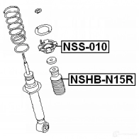 Пыльник амортизатора FEBEST nshbn15r 2X9H0 B 3828775 4056111027746 - Изображение 2