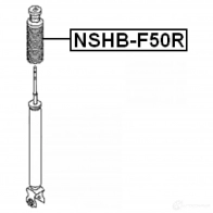 Пыльник амортизатора FEBEST 3828757 nshbf50r 9RRH IKE 4056111069319 - Изображение 2