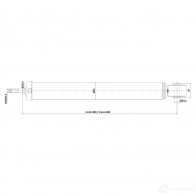 Амортизатор FEBEST 17110-001R 1440024209 H D84S2 - Изображение 2