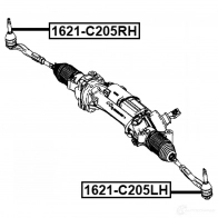 Наконечник поперечной рулевой тяги FEBEST 1621-C205LH H5SZYO 2 1440024199 - Изображение 2