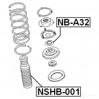 Пыльник амортизатора FEBEST nshb001 4056111015705 3828741 A5 5FJ - Изображение 2