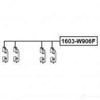 Ремкомплект колодок FEBEST 1438183384 1603w906f RJ A9V - Изображение 2