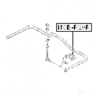 Втулка стабилизатора FEBEST 3828703 4056111032764 0ZGZ R4 nsbr20r - Изображение 2